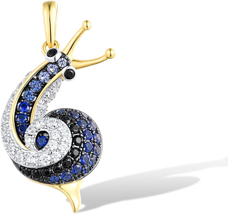 Santuzza 925 Sterling Silver Animal Gemstone Pendant for Women - Image 1
